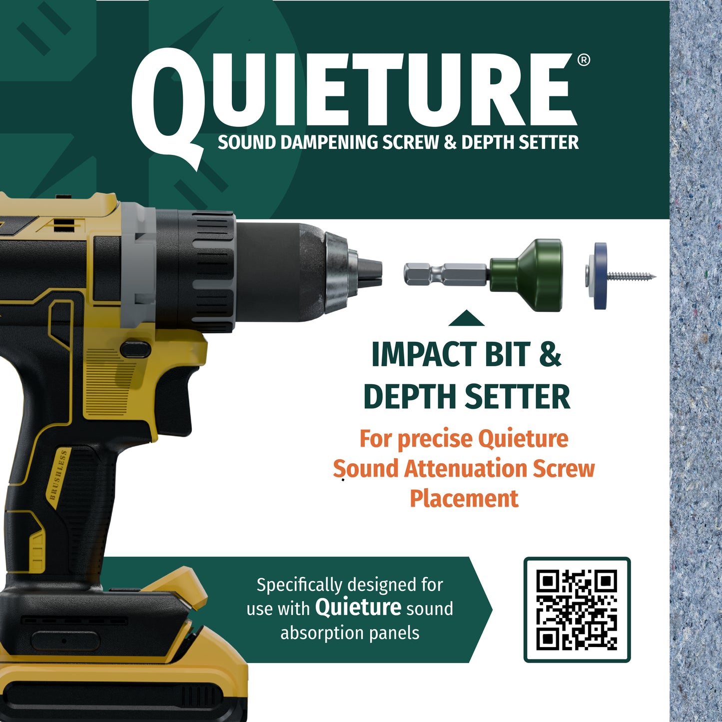 Quieture Sound Attenuation Screws - 6 x 1.25"