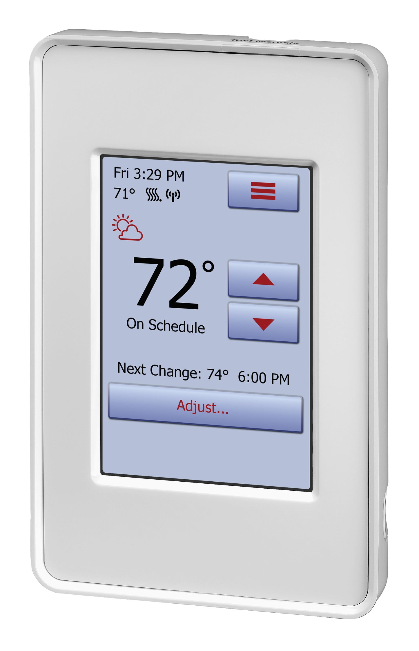 Thermostat: QuietWarmth Smart Home Color Touch Screen WiFi Floor Warming Thermostat 120-Volt/240-Volt THERMPROTOUCH