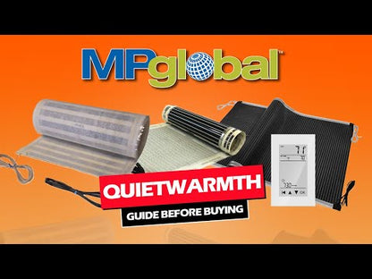 Sistema de calefacción por suelo radiante QuietWarmth para suelos laminados, de vinilo y flotantes