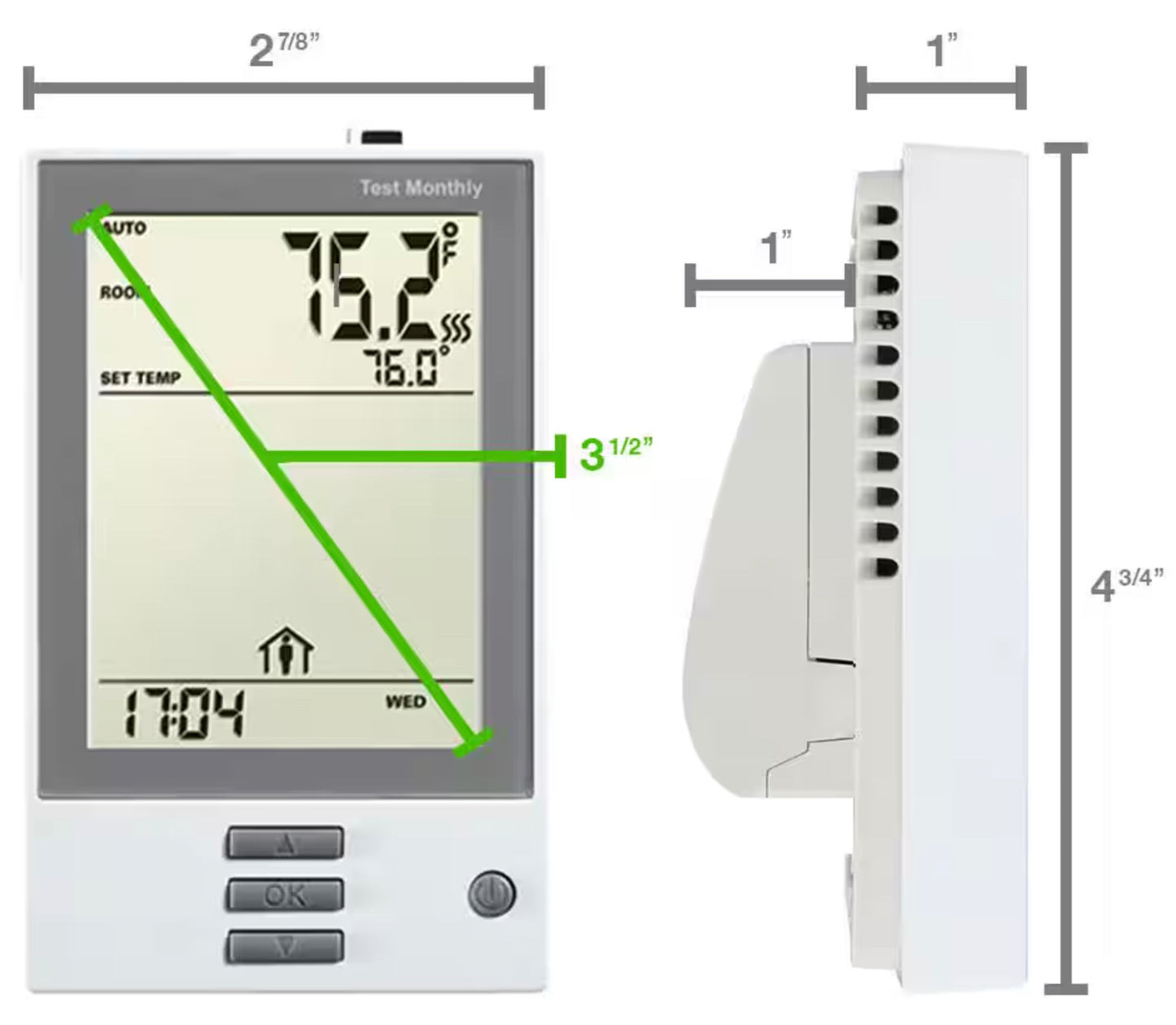 Thermostat de chauffage au sol programmable THERMPRO QuietWarmth 120 V/240 V